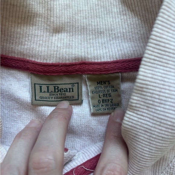 L.L. Bean Light Pink Long Sleeve Shirt - Picture 2 of 5